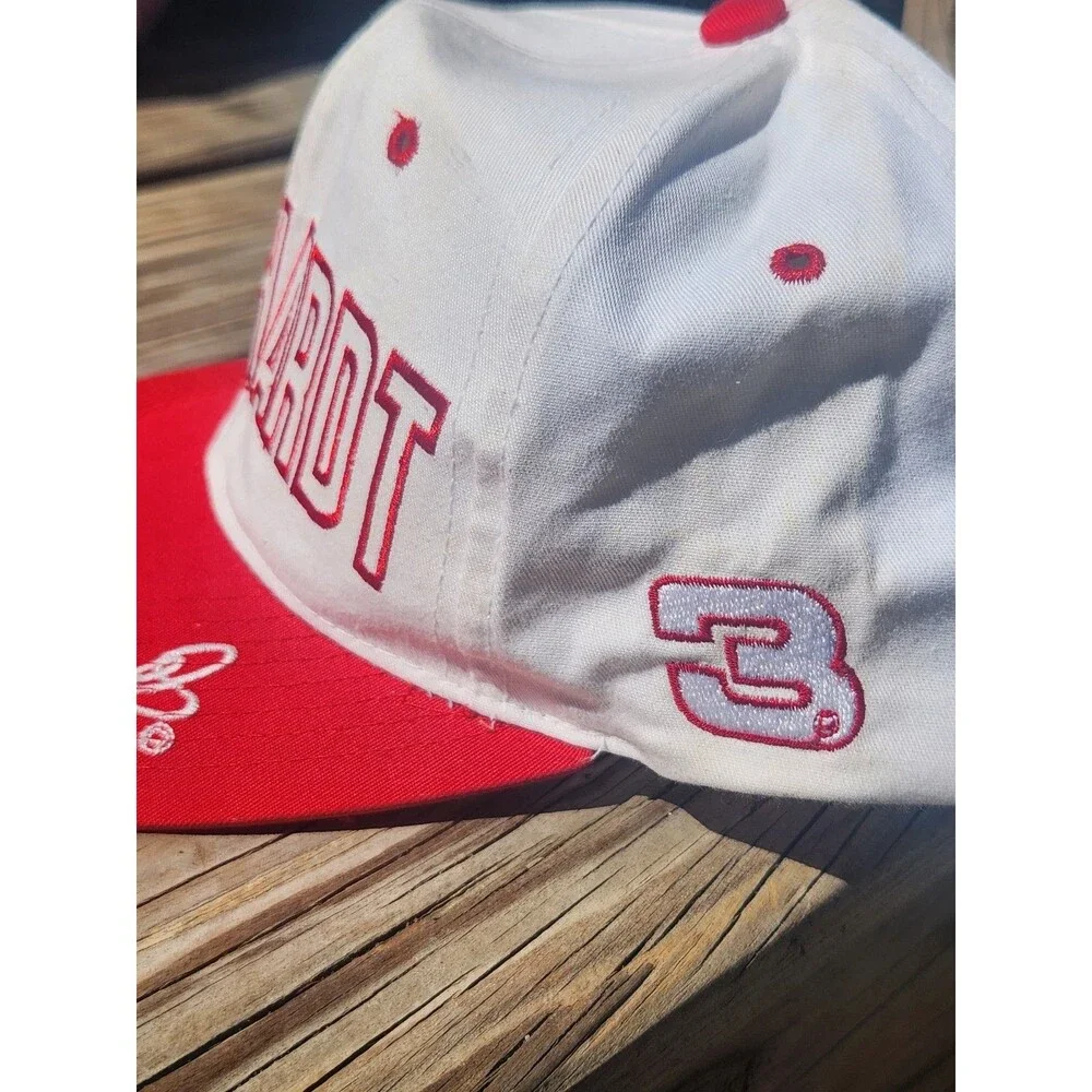Dale Earnhardt #3 Nascar Competitors View Hat 1999 White Red Snapback Cap